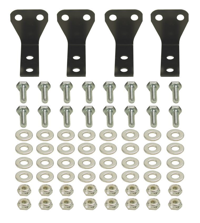 Derale 50020 Stack Plate Cooler 4 Way Mount Bracket Kit
