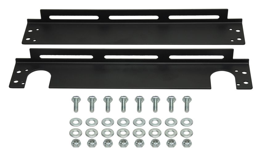Derale 50021 Stacked Plate Cooler Full Length Mounting Bracket Kit