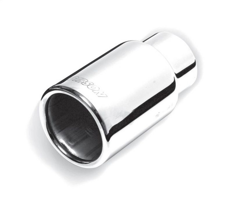 Gibson Performance Exhaust 500376 Stainless Rolled Edge Straight Exhaust Tip