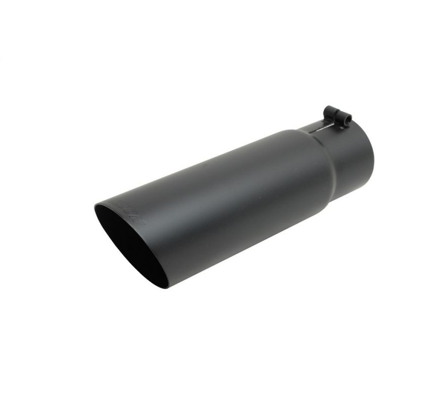 Gibson Performance Exhaust 500380-B Black Ceramic Single Wall Angle Exhaust Tip
