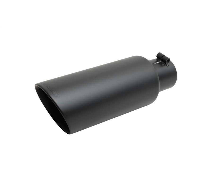 Gibson Performance Exhaust 500419-B Black Ceramic Double Walled Angle Exhaust Tip