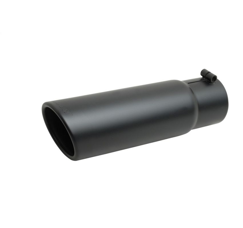 Gibson Performance Exhaust 500641-B Black Ceramic Rolled Edge Angle Exhaust Tip
