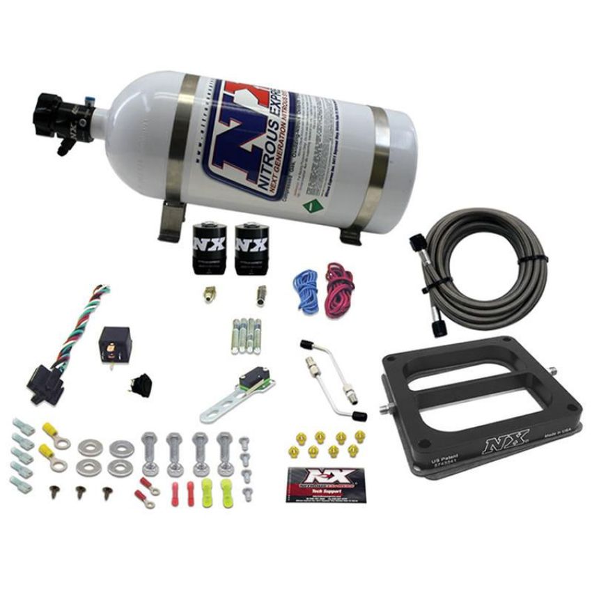 Nitrous Express 50075-10 DOM/ALCOHOL (100-200-300-400-500HP) WITH 10LB BOTTLE