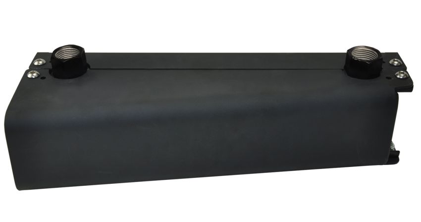 Derale 50100 10 Row Stack Plate Scoop Cooler, -10AN 7/8