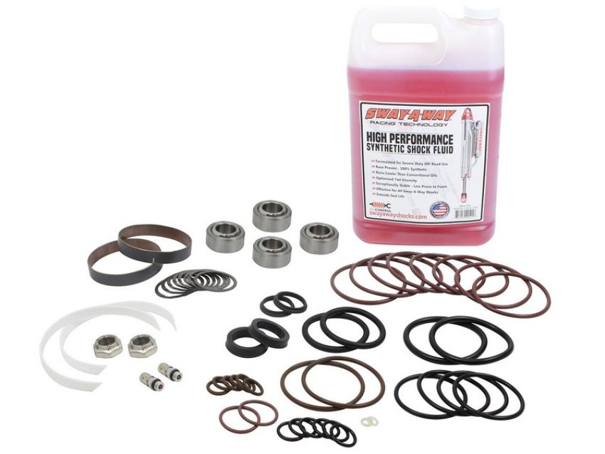 aFe Power 50100-SP01 Sway-A-Way Master Rebuild Kit for 3.0 Shock w/ 1in Shaft - Gen 1