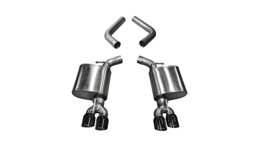 CORSA Performance 21020BLK Corsa 2015-23 Dodge Challenger 6.4L/17-19 Challenger 5.7L Black Sport Axle-Back Exhaust w/3.5in Tips