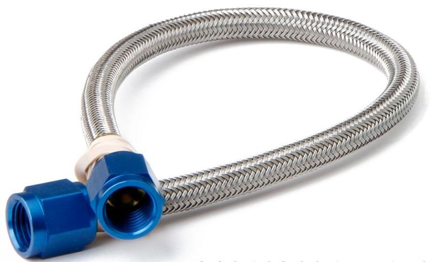 NITROUS OXIDE SYSTEMS NOS15250 -4an 4ft. Hose w/Blue Ends