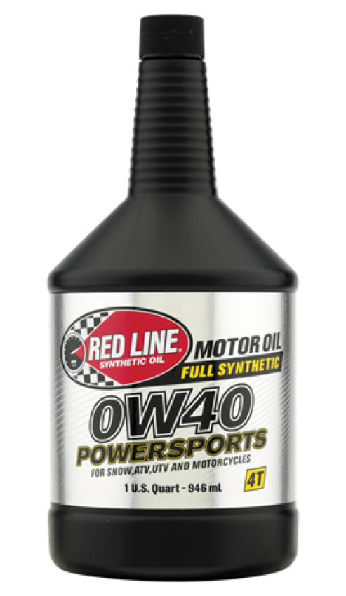 Red Line 0W40 Motor Oil Quart (For Four-Stroke Dirt Bikes/ ATVs/)