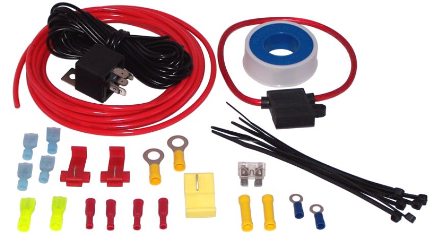 Kleinn Air Horns 6850 Kleinn 12-Volt Air Compressor System Wiring Installation Kit