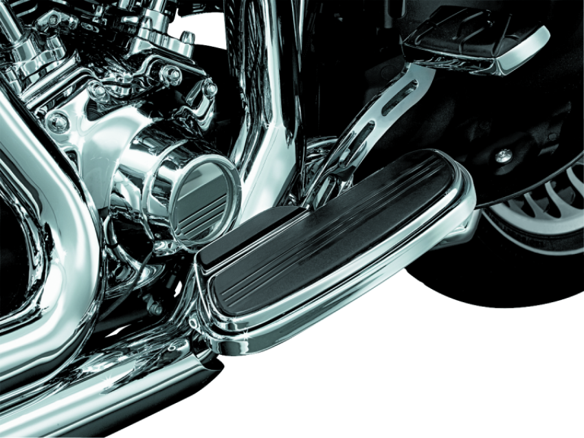 Kuryakyn 7544 Floorboard Exhaust Boot Guard Chrome