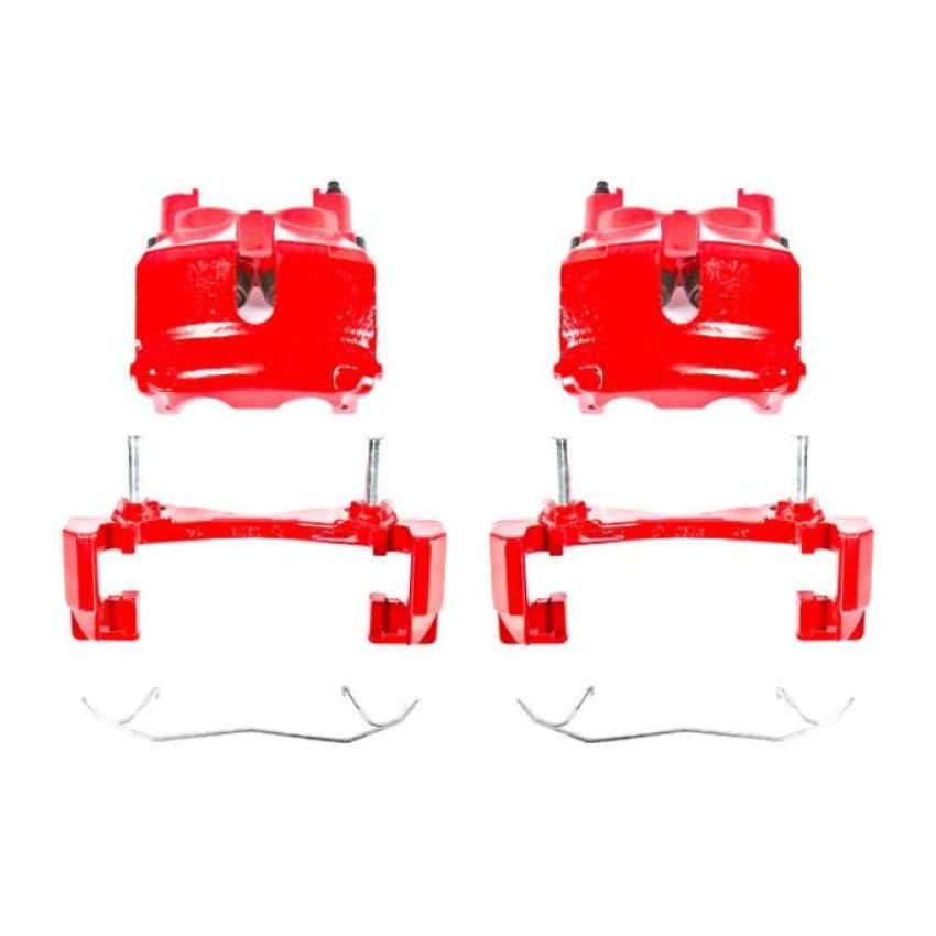 PowerStop S4810 Red Powder Coated Calipers