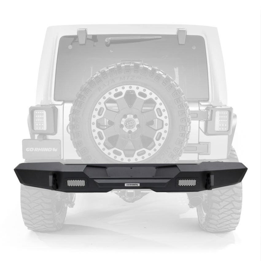 Go Rhino 27220T 07-18 Jeep Wrangler JK Trailline Rear Full Width Bumper