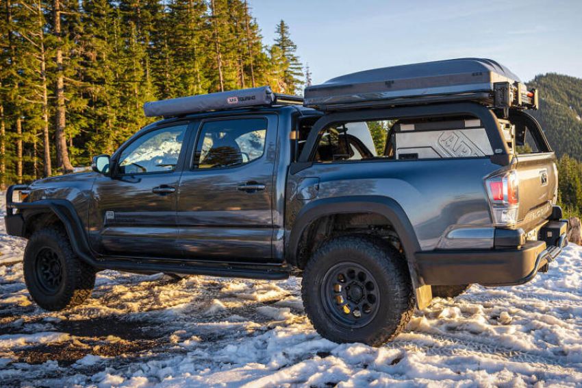 ARB 17923020 16-23 Toyota Tacoma Bed Rack - Black Aluminum