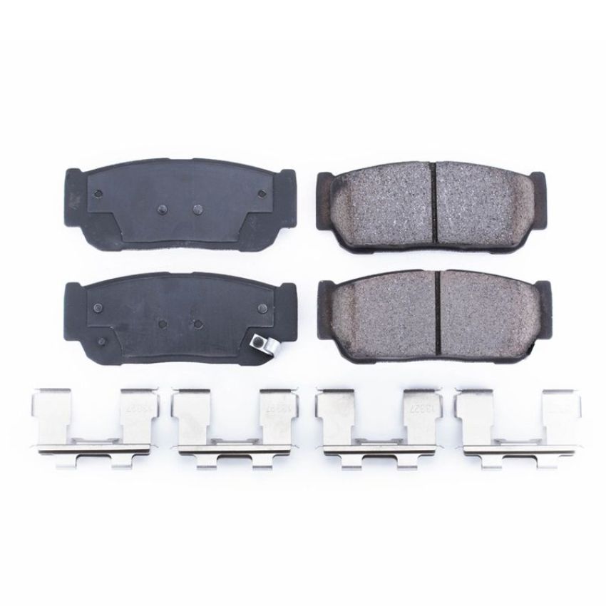 PowerStop 17-954 PowerStop - Z17 Low-Dust Ceramic Brake Pads with Hardware