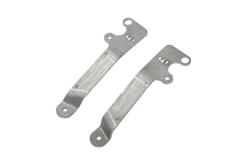 LP Aventure FLP-CTA-18-HBL-B 18-19 Subaru Crosstrek Hood Light Brackets - Bare (Pair)