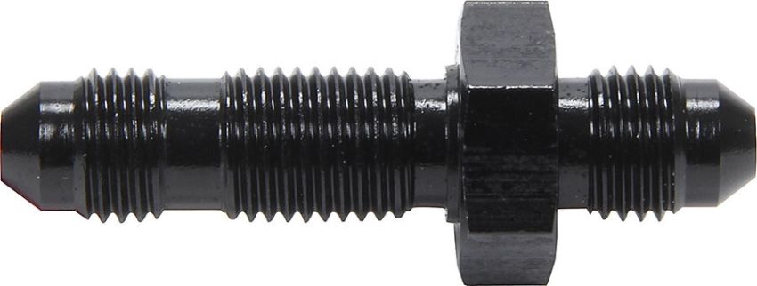 ALLSTAR PERFORMANCE ALL50093 Straight Bulkhead Black -4