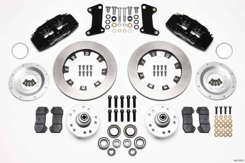 Wilwood 140-10510 Dynapro 6 Front Hub Kit 12.19in 67-69 Camaro (*Line Kit Needed*)
