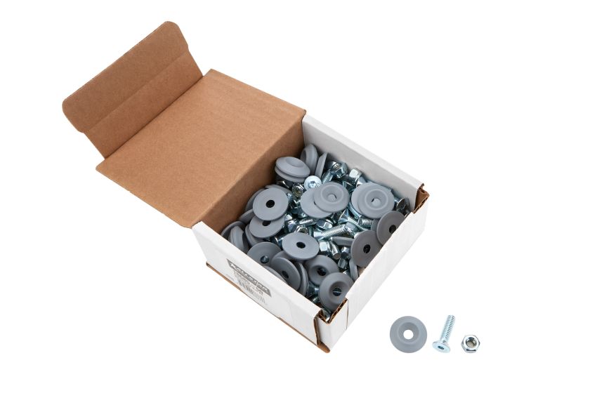 ALLSTAR PERFORMANCE ALL18685-50 Countersunk Bolt Kit Silver 50pk