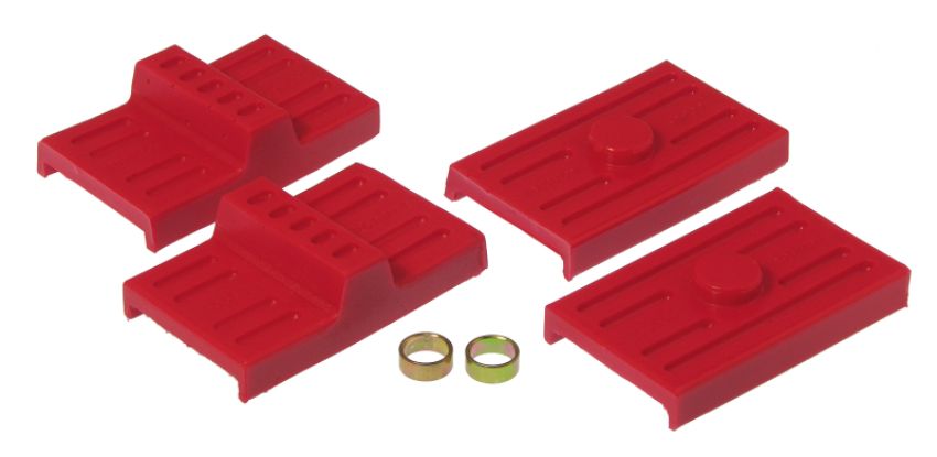 Prothane 7-1709 70-81 GM Upper/Lower Spring Pad (Multi) - Red