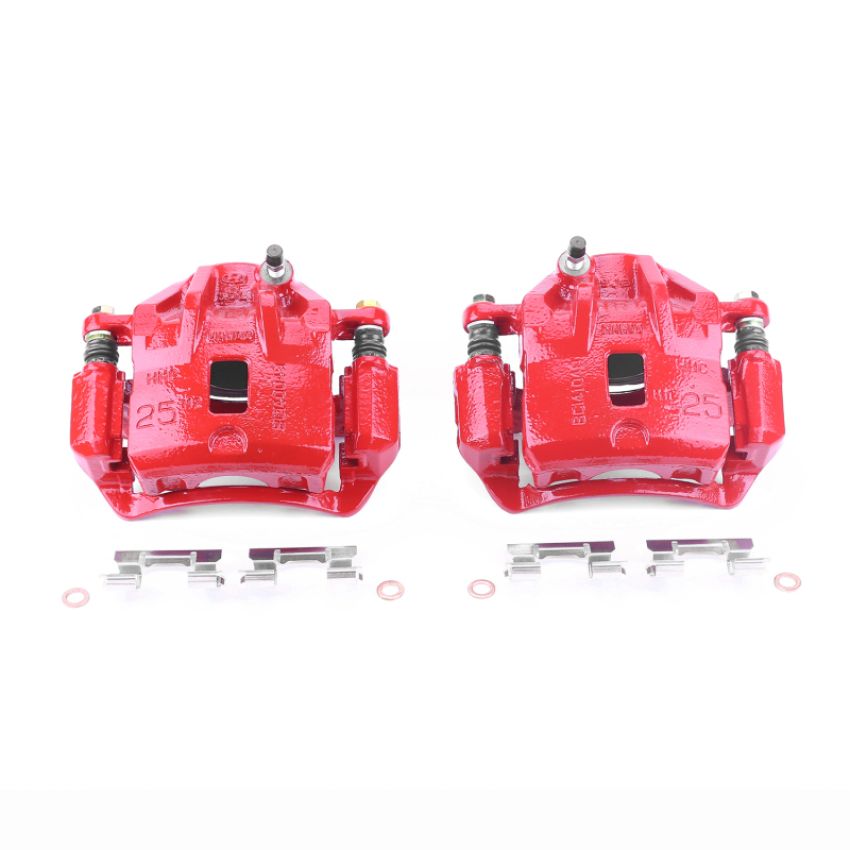 PowerStop S2648 Red Powder Coated Calipers