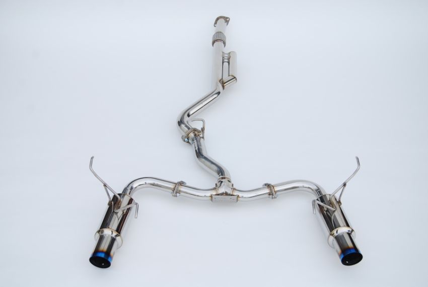 Invidia HS22WRXGTT 2022+ Subaru WRX N1 Twin Outlet Single Layer Tip Cat-Back Exhaust