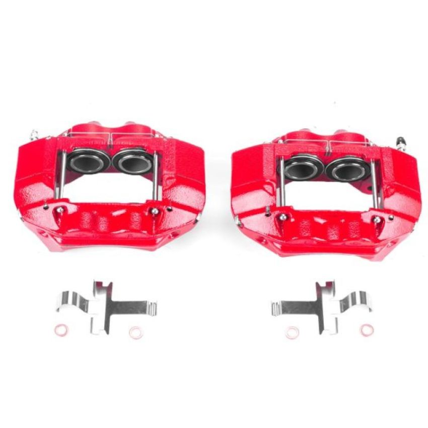 PowerStop S1828 Red Powder Coated Calipers