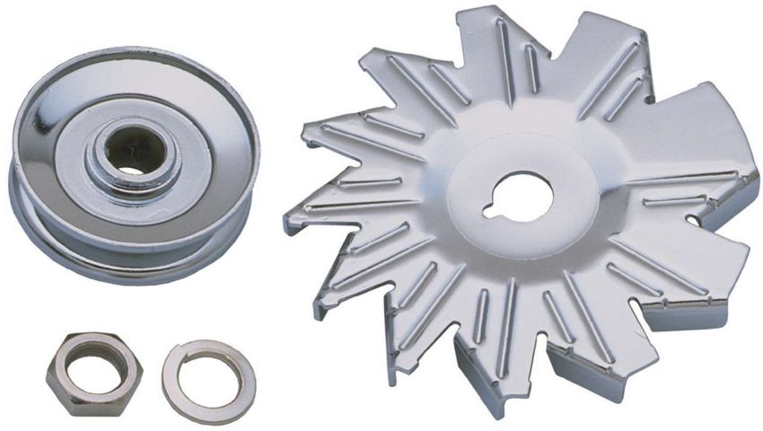 TRANS-DAPT TRA9446 Sngl Grv Alt Pulley & Fa