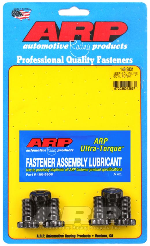 ARP ARP146-2801 Flywheel Bolt Kit Jeep 4.0L Inline 6-Cylinder