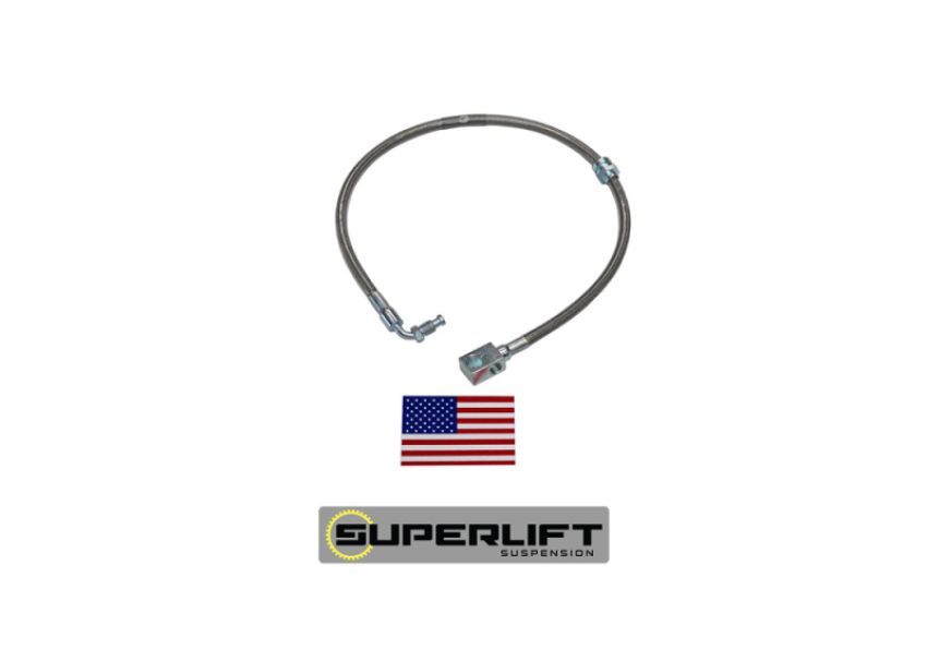 Superlift 91280 78-79 Ford F-150/Bronco w/ 4-9in Lift Kit (Single) Bullet Proof Brake Hose