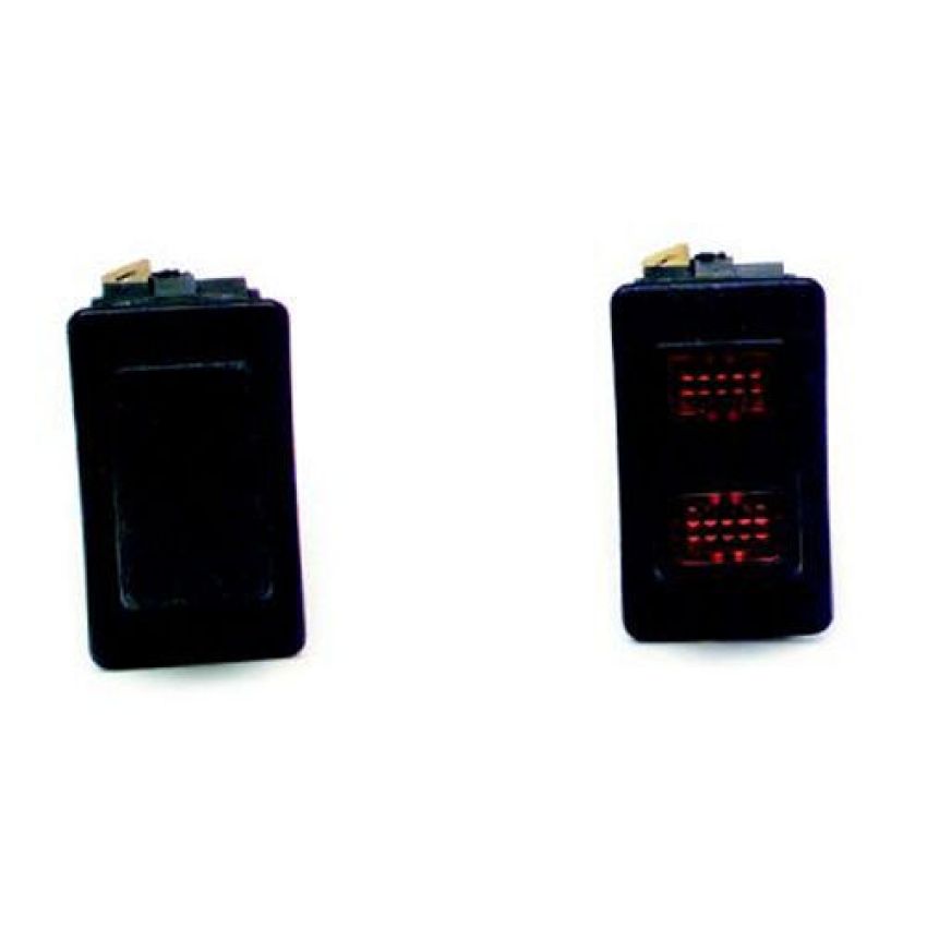 PAINLESS WIRING PWI80400 Black Rocker Switch w/o Lights