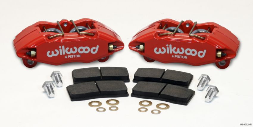 Wilwood 140-13029-R DPHA Front Caliper & Pad Kit Red Honda / Acura w/ 262mm OE Rotor