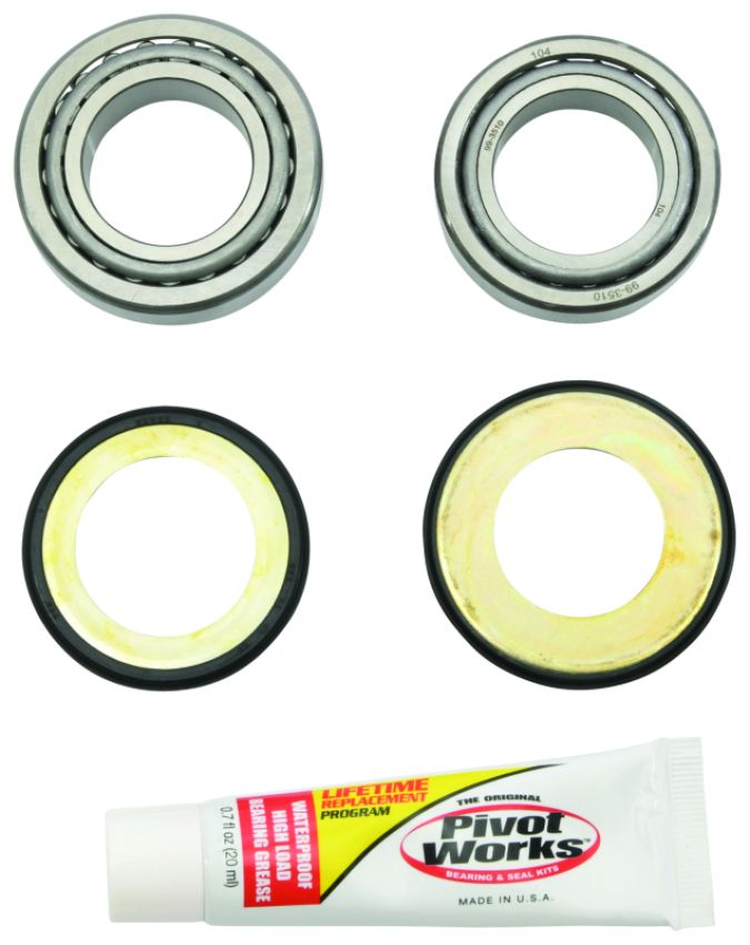 Pivot Works PWSSK-H03-021 95-97 Honda CR125R PW Steering Stem Bearing Kit