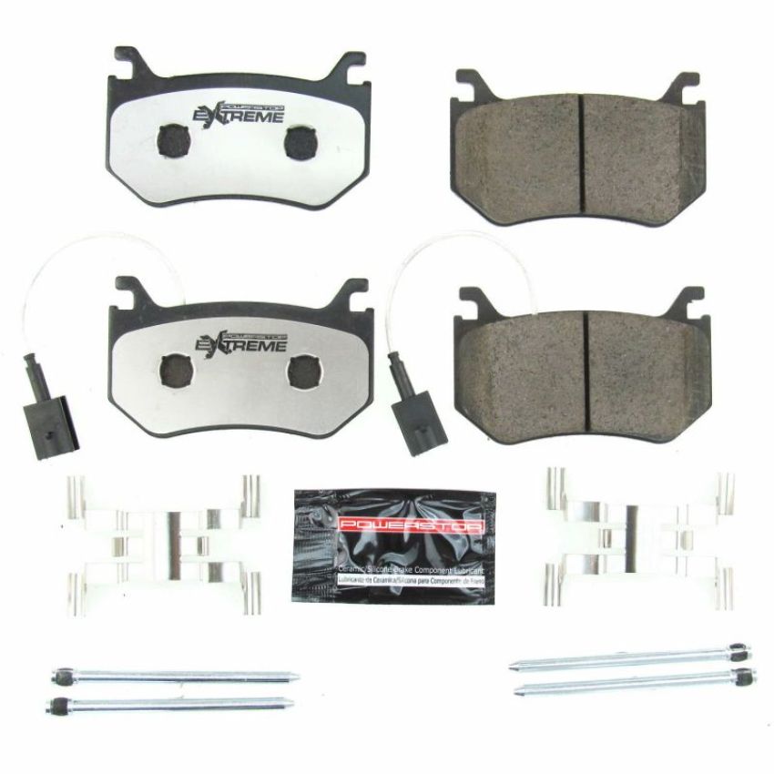 PowerStop Z26-2043 PowerStop - Z26 Performance Carbon-Fiber Ceramic Brake Pads with Hardware Kit