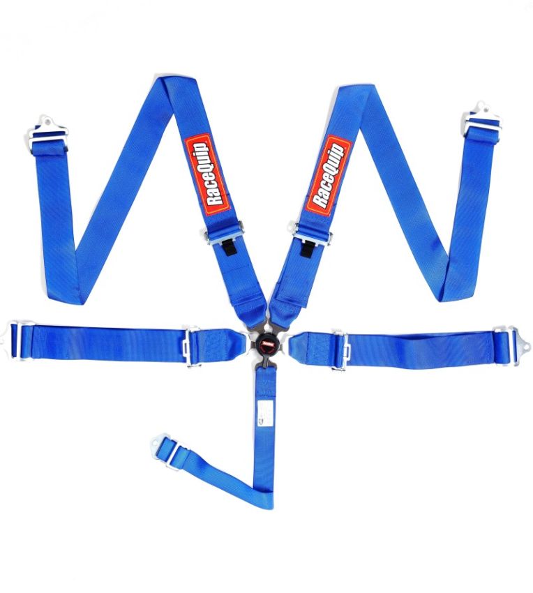 Racequip 741021 Blue SFI CAMLOCK 5pt PD Lap Seat Belt