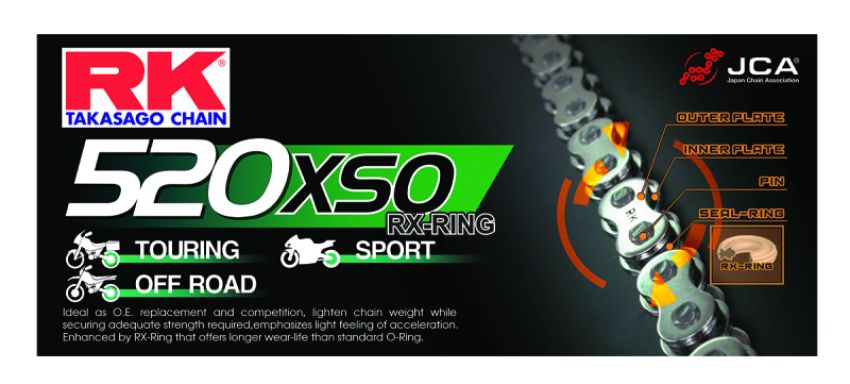 RK Chain 520XSO-104 520XSO-104 - Natural