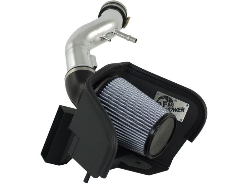 aFe Power 51-12102-P Magnum FORCE Stage-2 Cold Air Intake System w/ Pro DRY S Filter Polished
