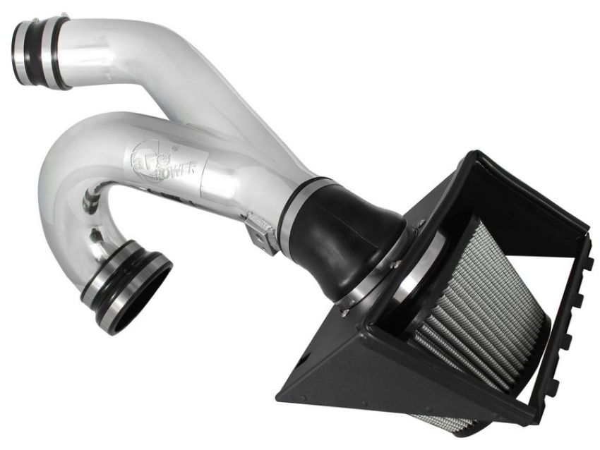 aFe Power 51-12112-P Magnum FORCE Stage-2 Cold Air Intake System w/ Pro DRY S Filter Polished