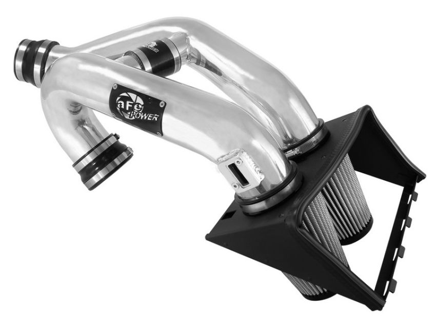aFe Power 51-12182-P Magnum FORCE Stage-2 Cold Air Intake System w/ Pro DRY S Filter Polished