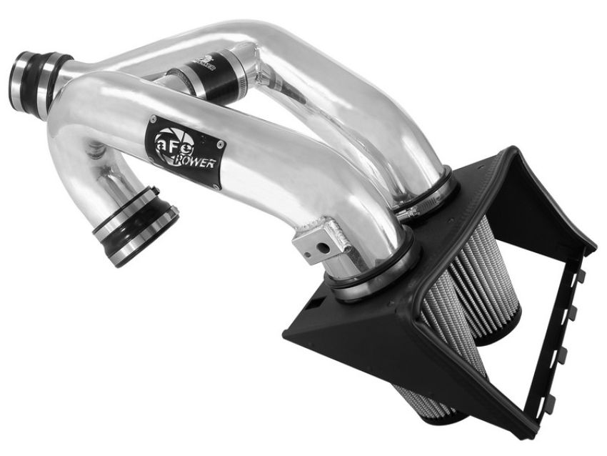 aFe Power 51-12192-P Magnum FORCE Stage-2 Cold Air Intake System w/ Pro DRY S Filter Polished