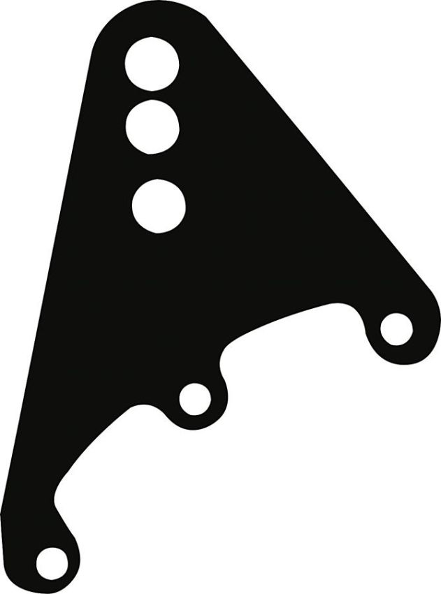 ALLSTAR PERFORMANCE ALL60150 Upper Link Brackets 1pr Steel 3 Hole