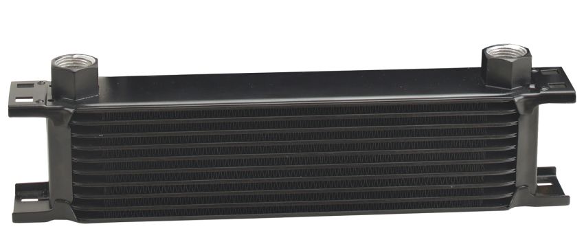 Derale 51078 10 Row Series 10000 Stack Plate Cooler, -10AN O-ring Female