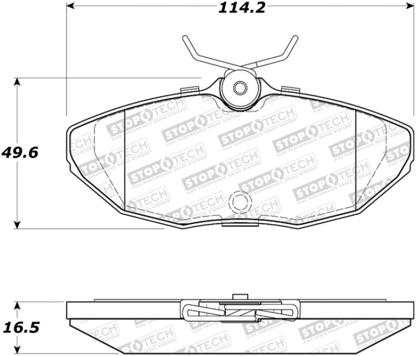 Stoptech 308.08060 Street Brake Pads