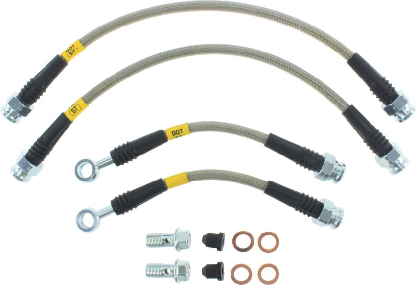 StopTech 07-08 Infiniti G35 / 09 G37 / 09 Nissan 370Z Front Stainless Steel Brake Lines