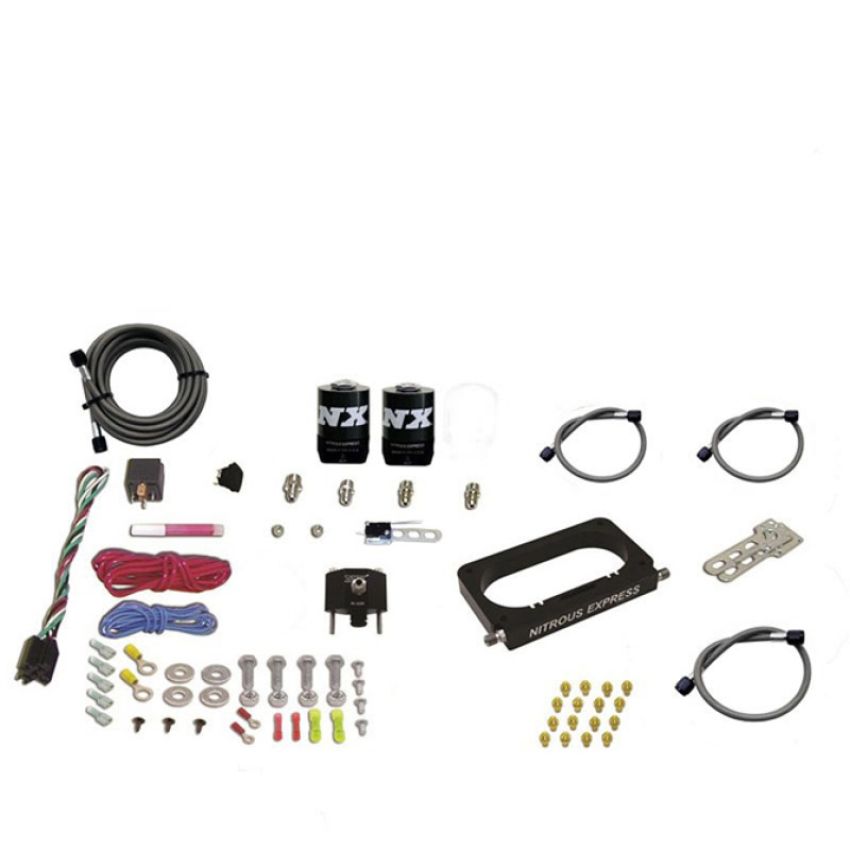 Nitrous Express 20950-00 FORD 4 VALVE NITROUS PLATE SYSTEM (50-300HP) WITHOUT BOTTLE