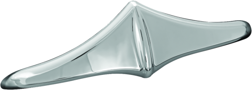 Kuryakyn 8643 Front Fender Accent Trail Edge Chrome