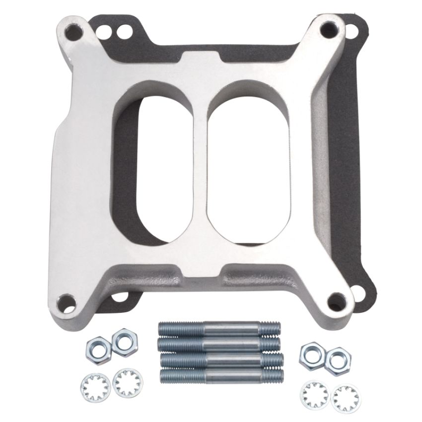 EDELBROCK EDE8714 Carburetor Spacer - 1in Divided