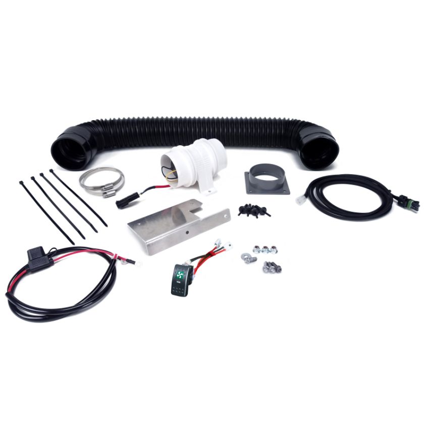 Design Engineering 902481 Auxiliary Fan Kit w/Manual Switch, Honda Pioneer 2015-2025