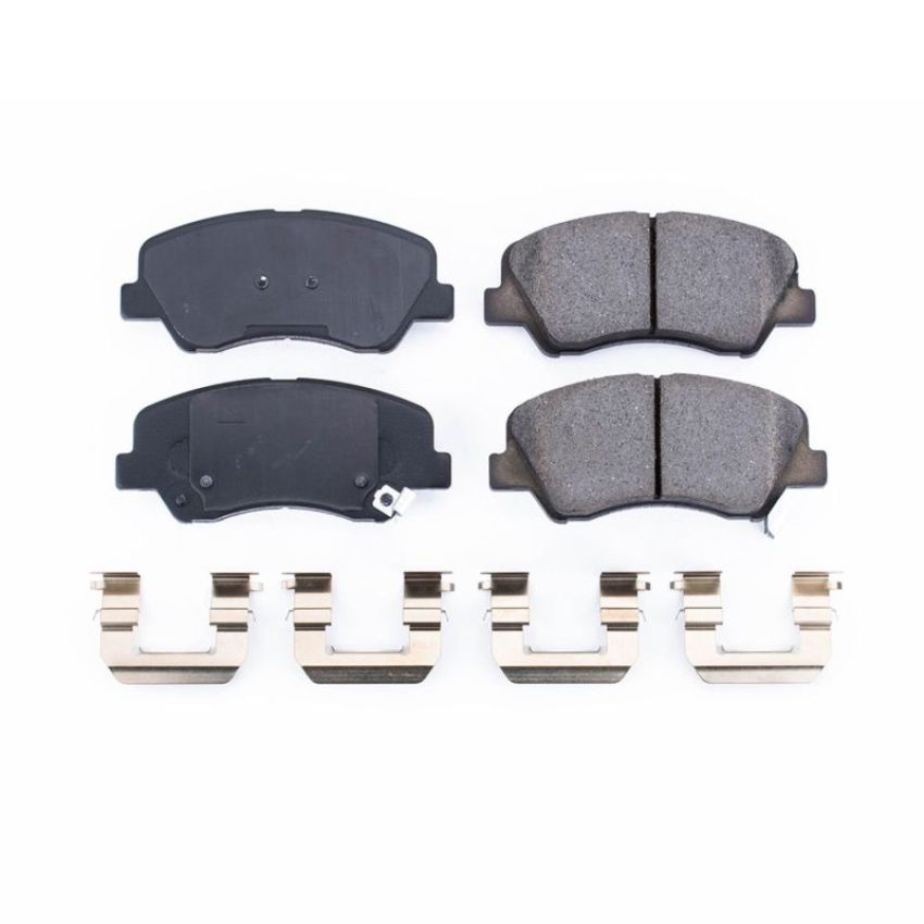 PowerStop 17-1593 PowerStop - Z17 Low-Dust Ceramic Brake Pads with Hardware