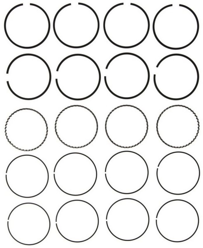 MAHLE 51576CP Engine Piston Ring Set
