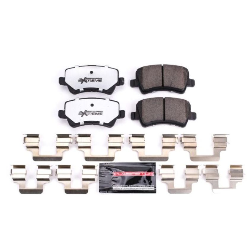 PowerStop Z36-1307 PowerStop - Z36 Truck and SUV Carbon-Fiber Ceramic Brake Pads with Hardware Kit